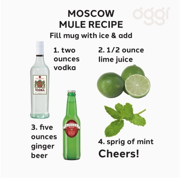 Set of 4 Cooper/ Stainless Steel Moscow Mule Mugs - Picture 5 of 5